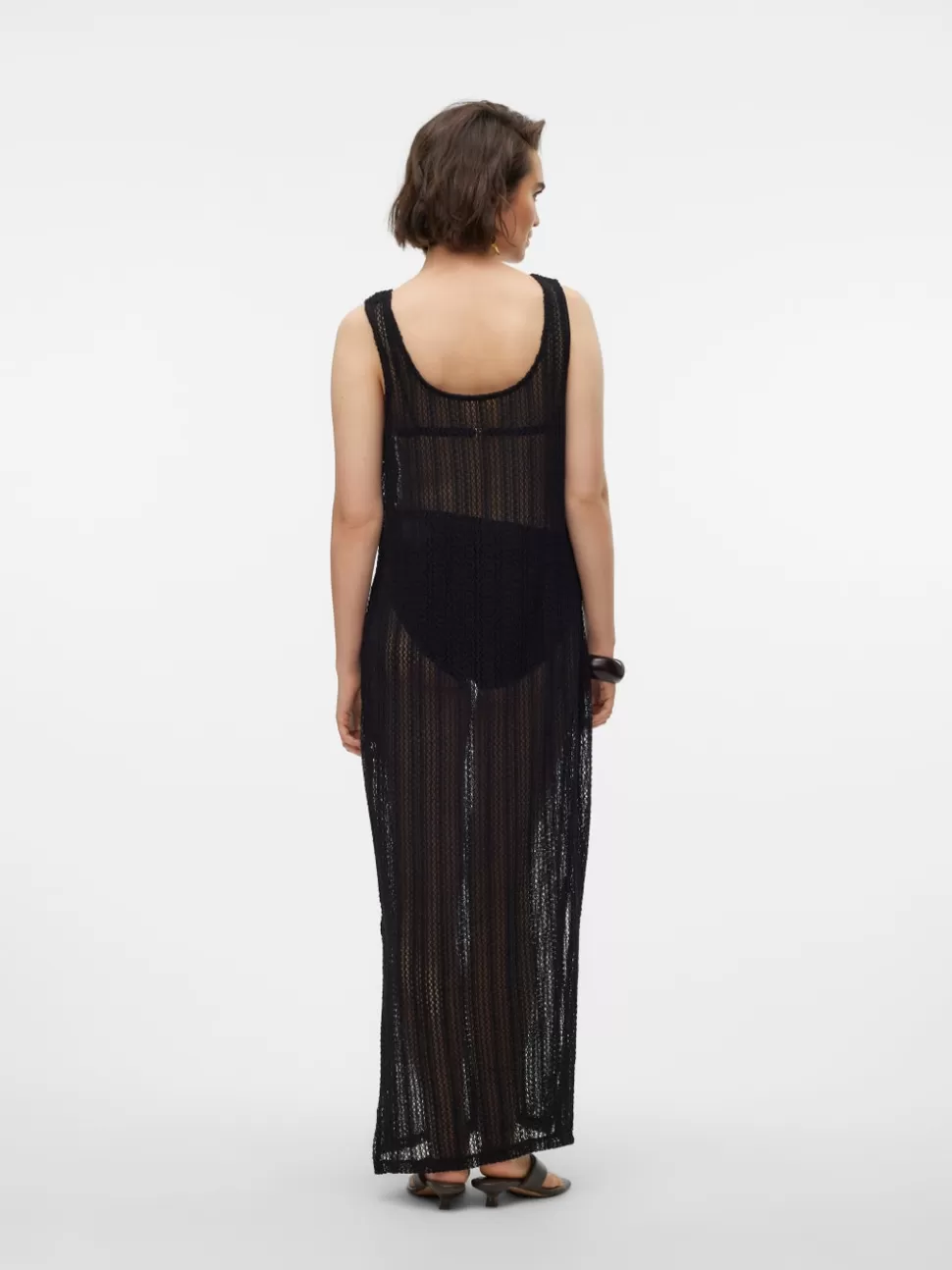 Klänningar^VERO MODA VMHEIDI Lång Klänning Black