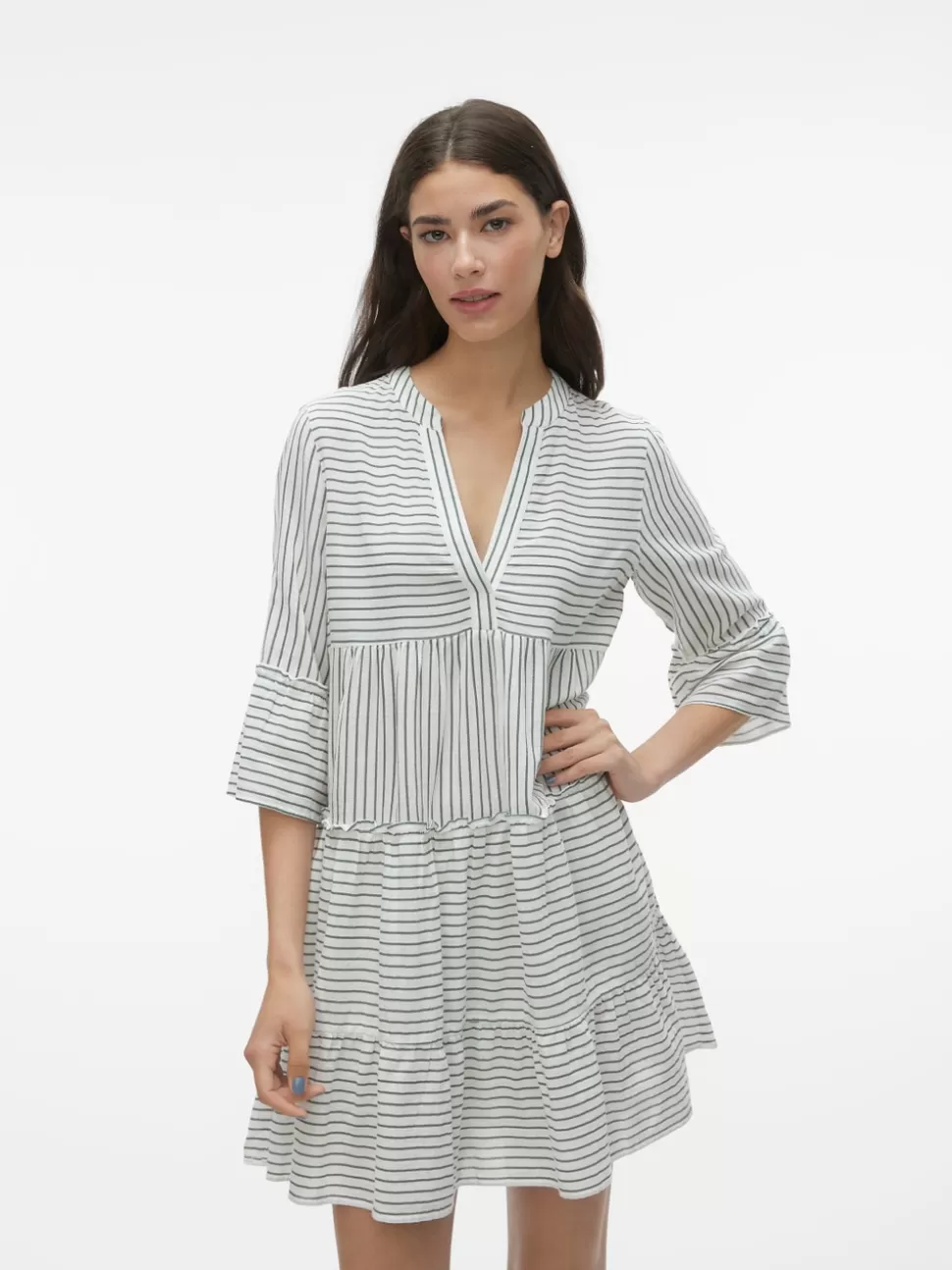Klänningar | Basics^VERO MODA VMHELI Kort Klänning Snow White