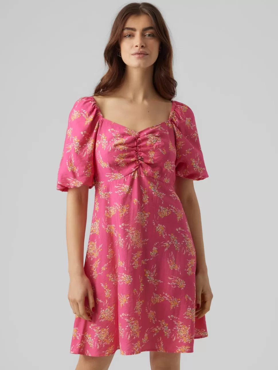 Klänningar^VERO MODA VMHIA Kort Klänning Pink Yarrow