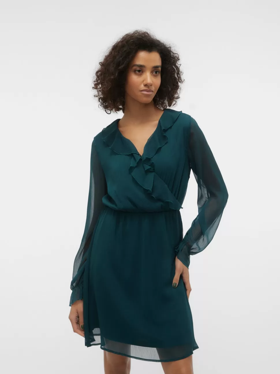 Klänningar^VERO MODA VMHILDA Kort Klänning Ponderosa Pine