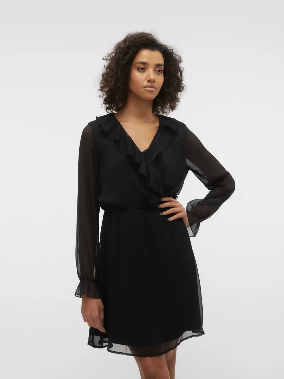 Klänningar^VERO MODA VMHILDA Kort Klänning Black