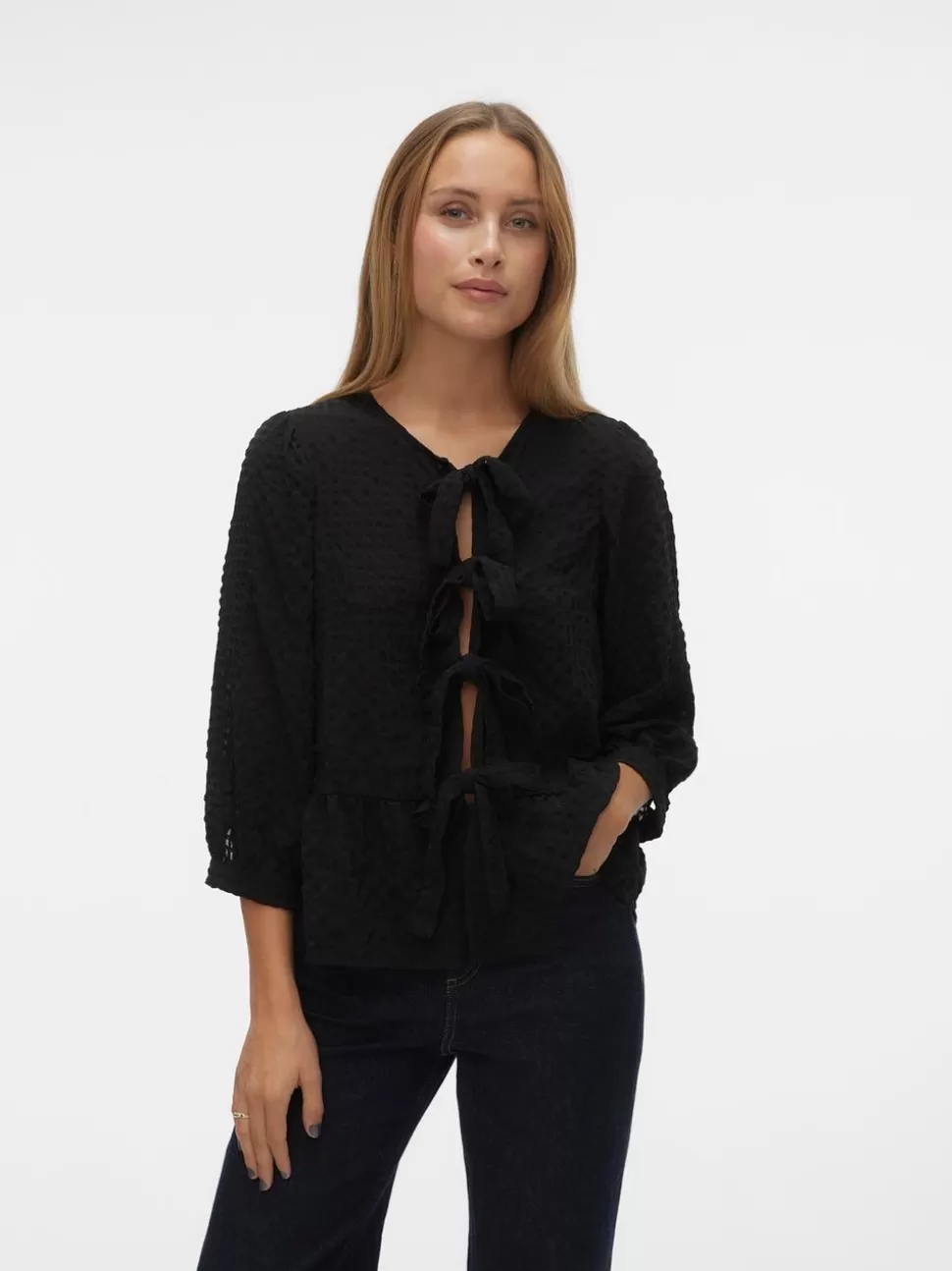 Toppar^VERO MODA VMHOLLO Kofta Black
