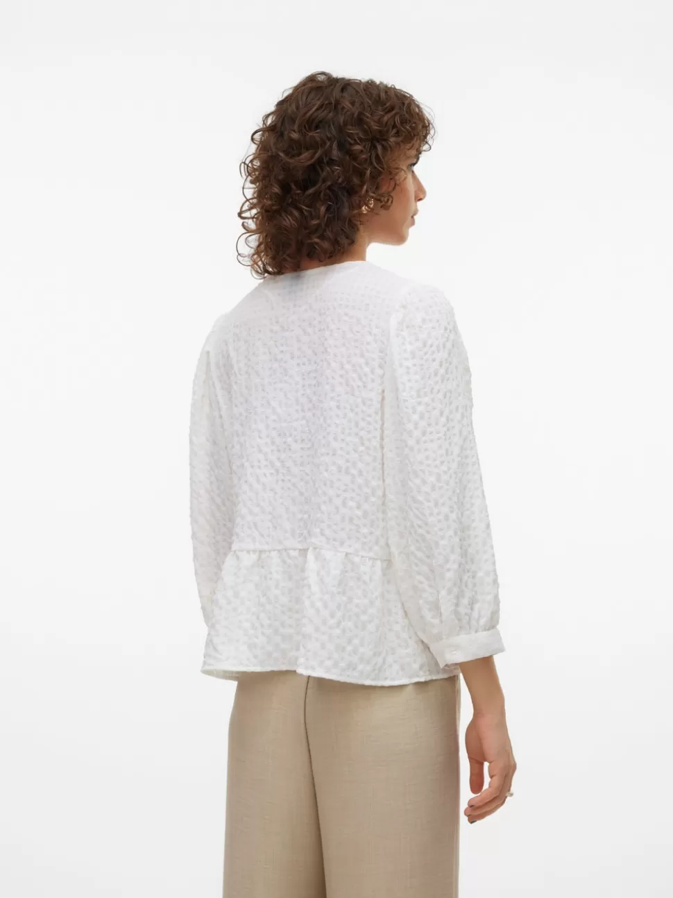 Toppar^VERO MODA VMHOLLO Kofta Bright White