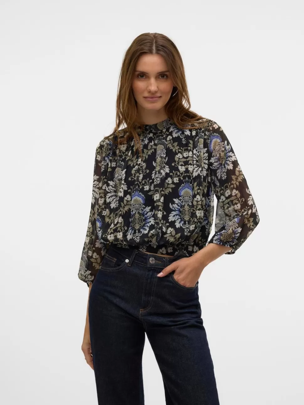 Toppar^VERO MODA VMHOLLY Topp Black