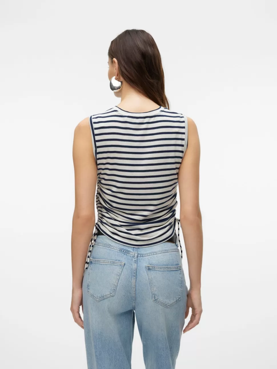 Toppar^VERO MODA VMHOLLY Topp Silver Lining