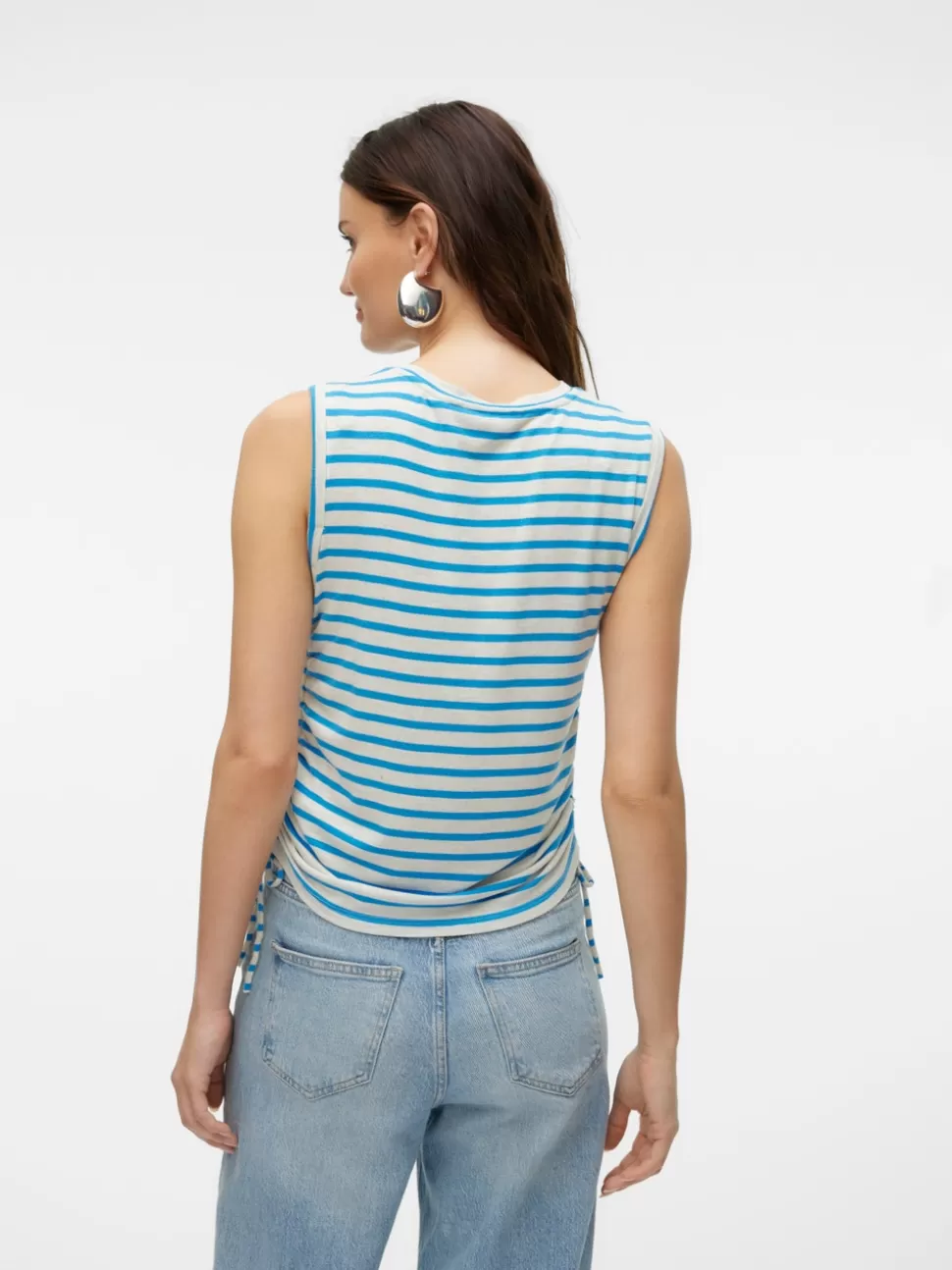 Toppar^VERO MODA VMHOLLY Topp Silver Lining