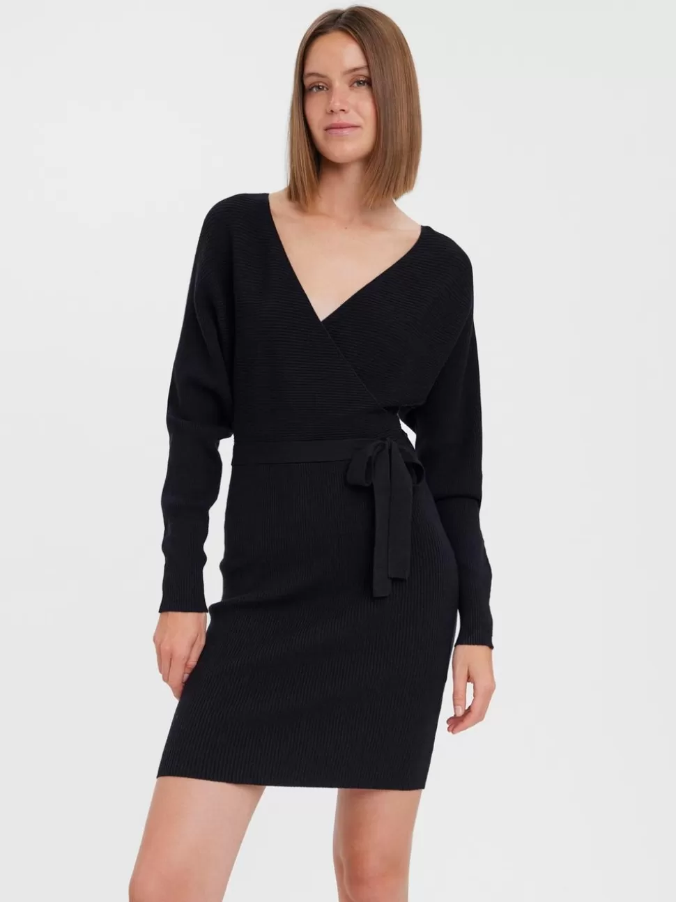 Klänningar^VERO MODA VMHOLLYREM Lång Klänning Black