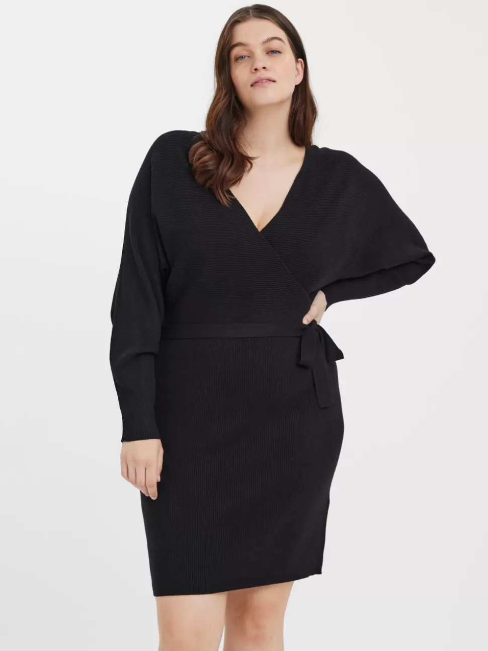 Klänningar^VERO MODA VMHOLLYREM Lång Klänning Black