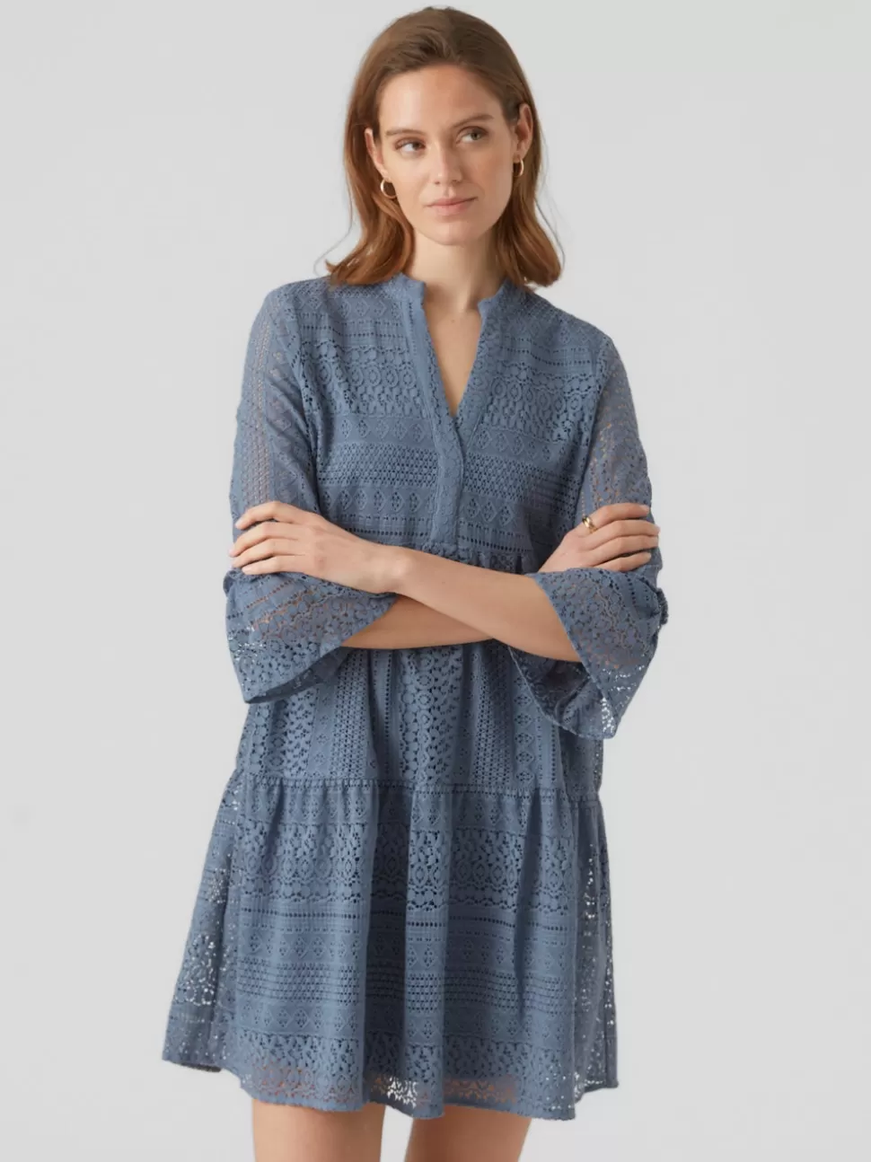 Klänningar | Toppar^VERO MODA VMHONEY Kort Klänning China Blue