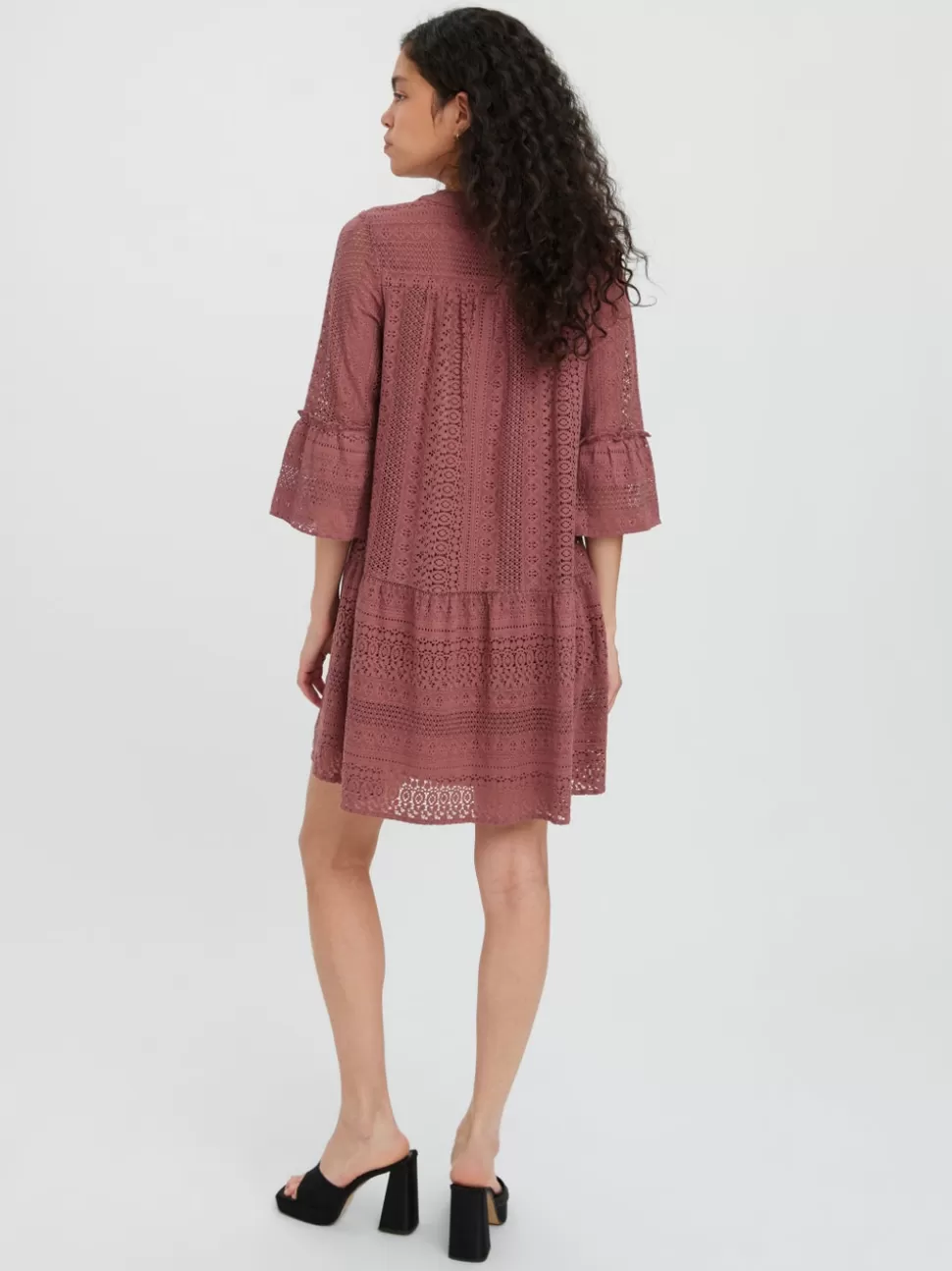 Klänningar | Toppar^VERO MODA VMHONEY Kort Klänning Rose Brown