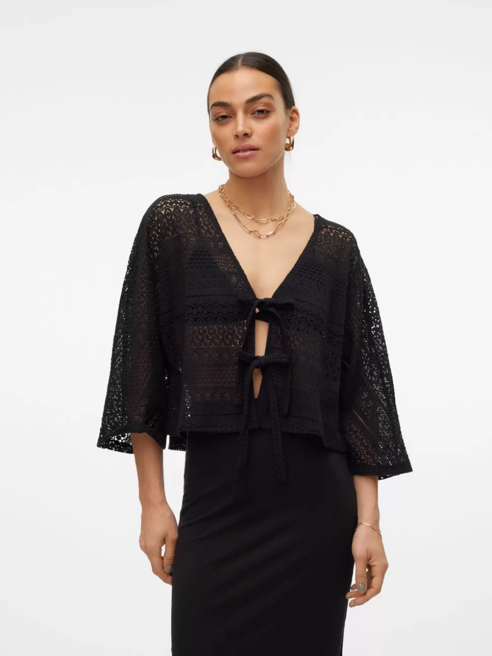 Toppar^VERO MODA VMHONEY Topp Black