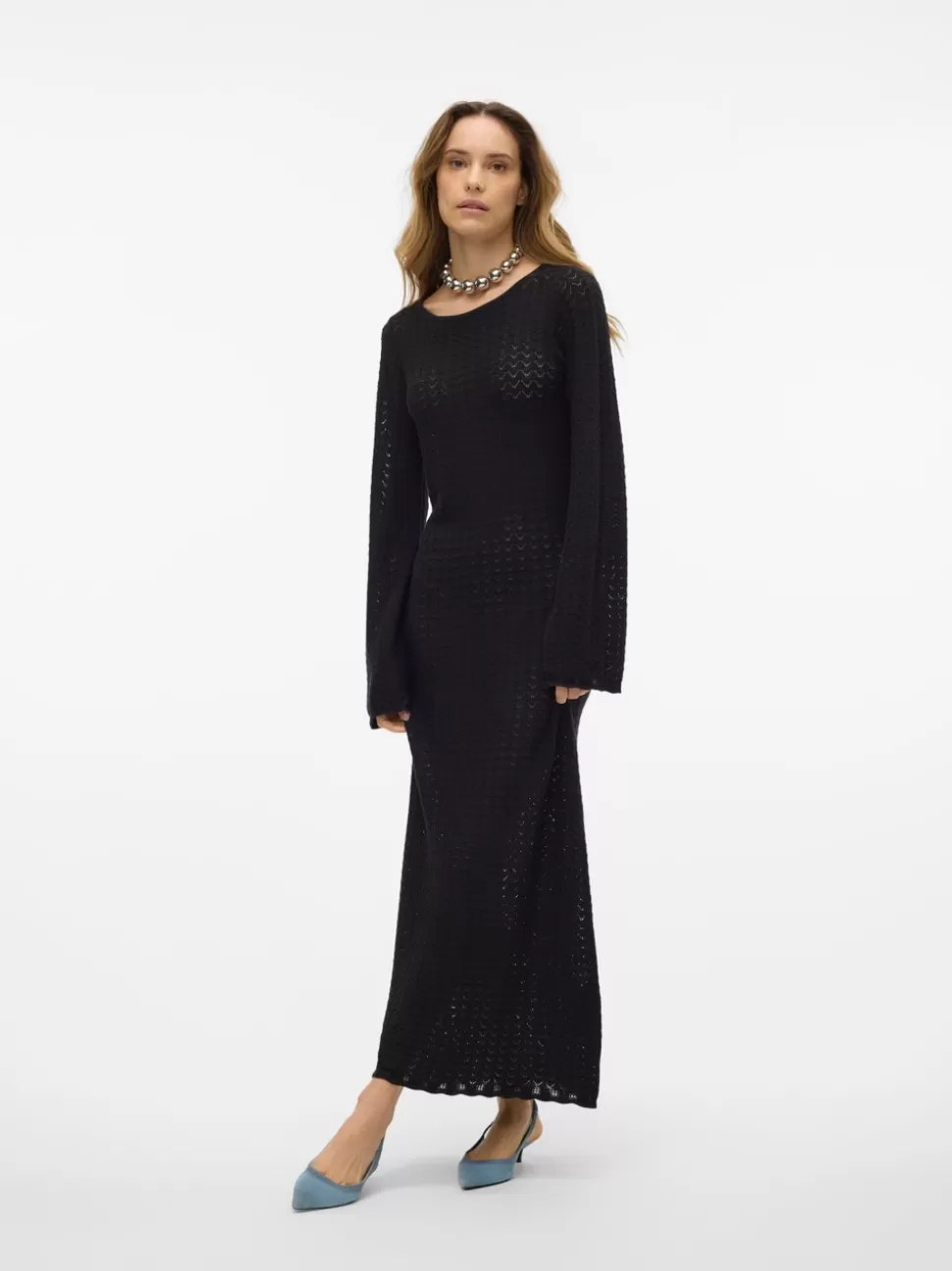 Klänningar^VERO MODA VMIBERIA Lång Klänning Black