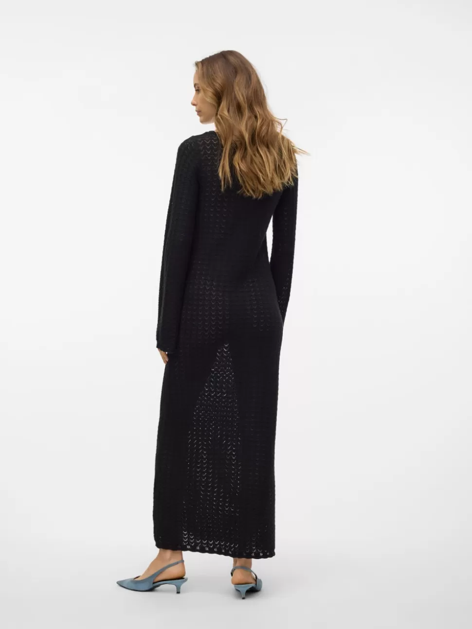 Klänningar^VERO MODA VMIBERIA Lång Klänning Black