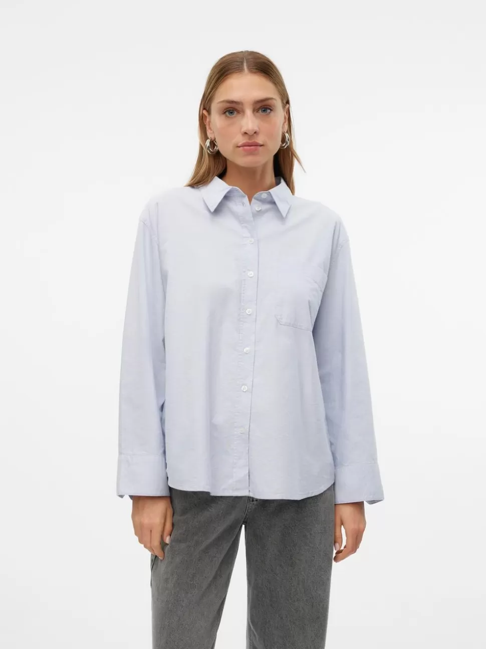 Skjortor | Toppar^VERO MODA VMIDA Skjorta Light Blue