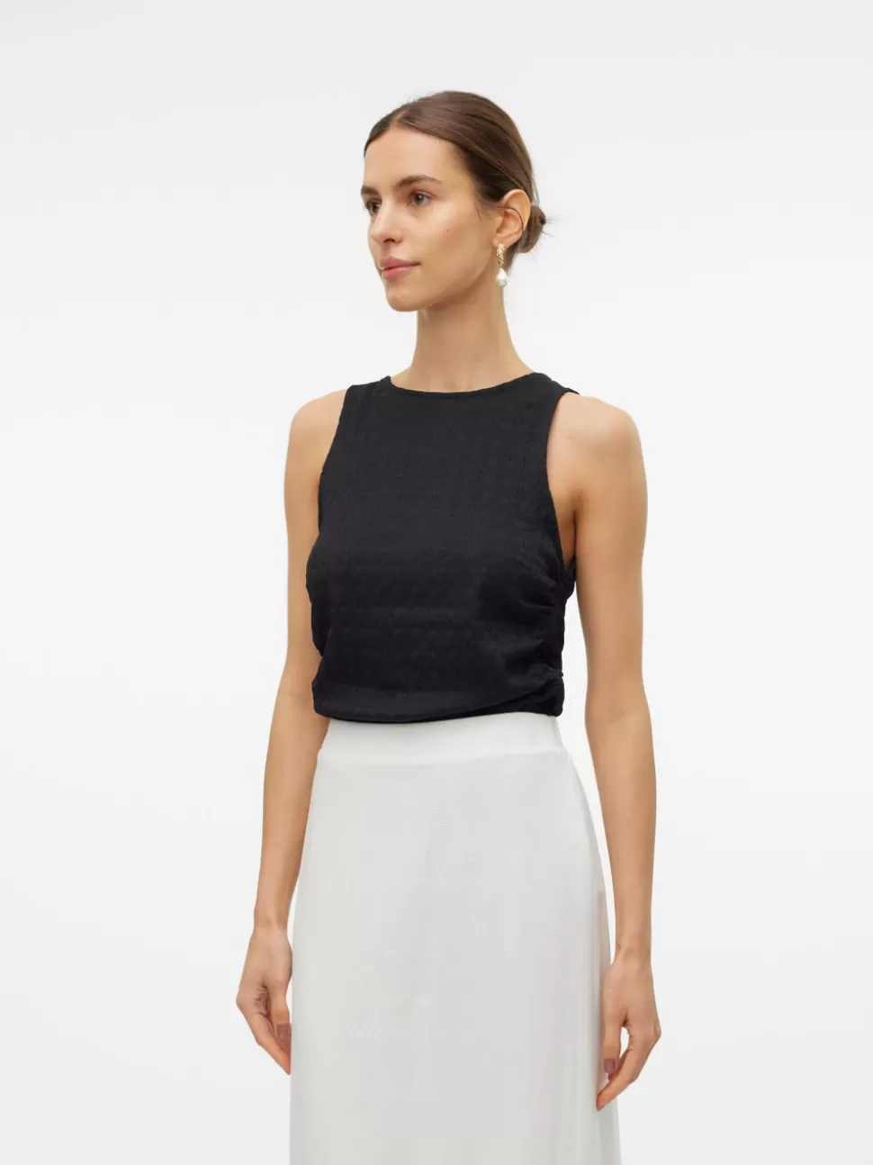 Basics | Toppar^VERO MODA VMIDA Topp Black