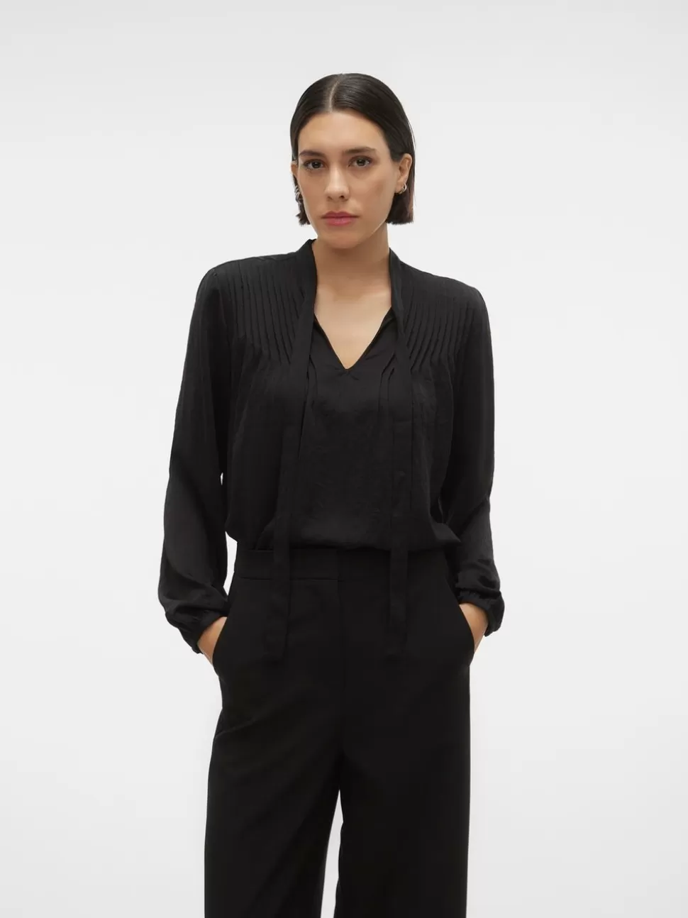 Toppar^VERO MODA VMILANTHE Topp Black