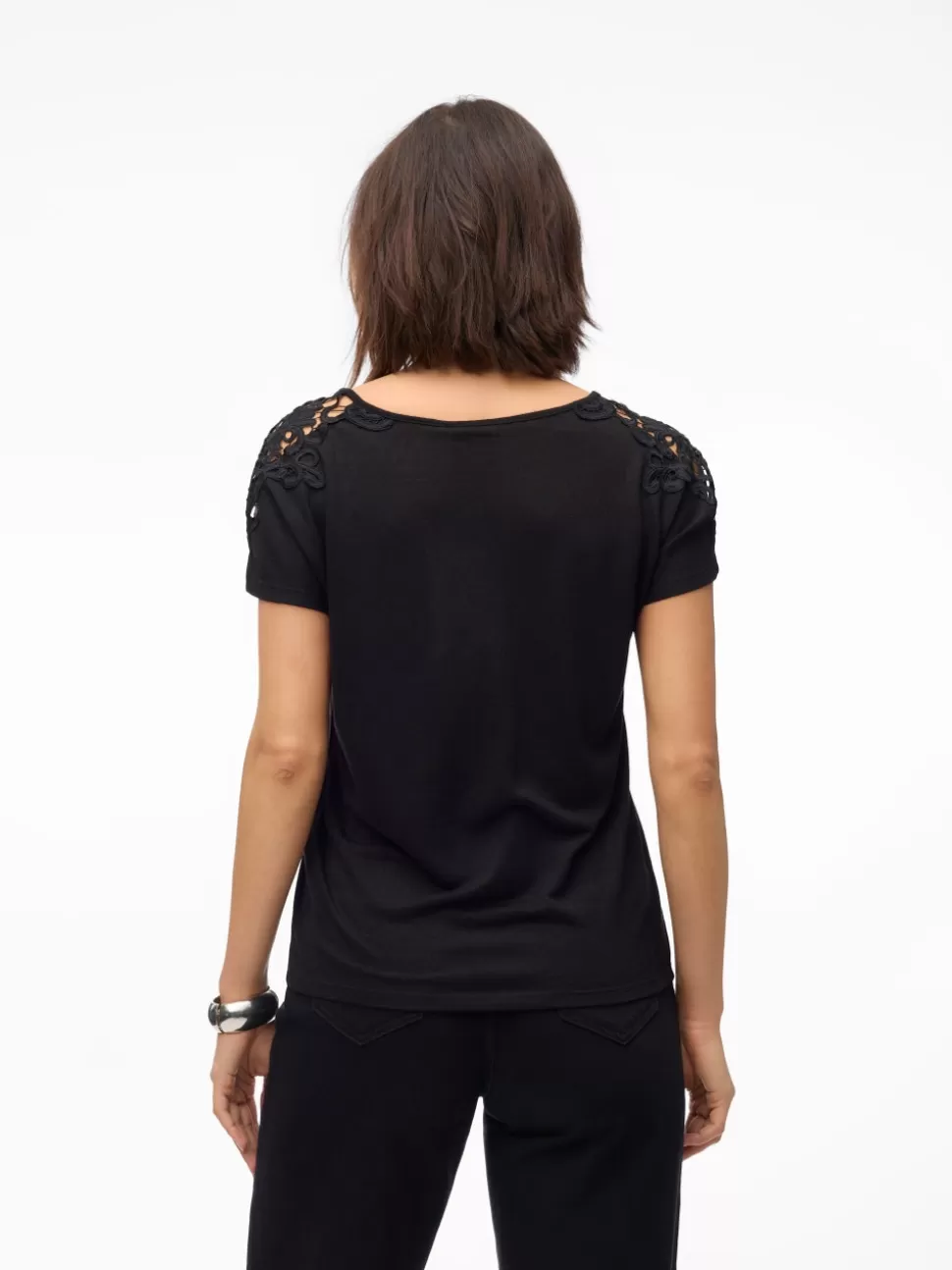 Toppar^VERO MODA VMILSA T-shirt Black