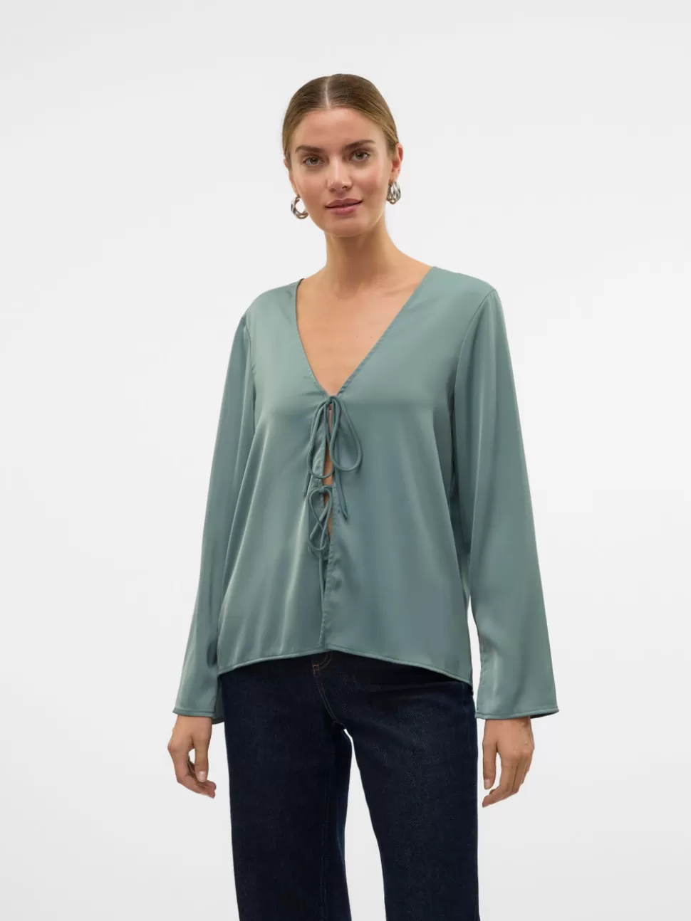 Festkläder | Toppar^VERO MODA VMINE Topp Balsam Green