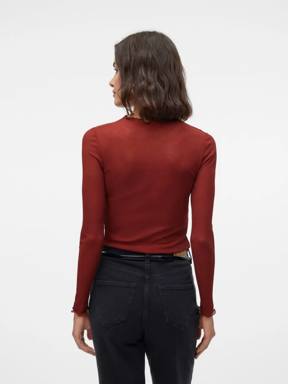 Toppar^VERO MODA VMINES T-shirt Fired Brick