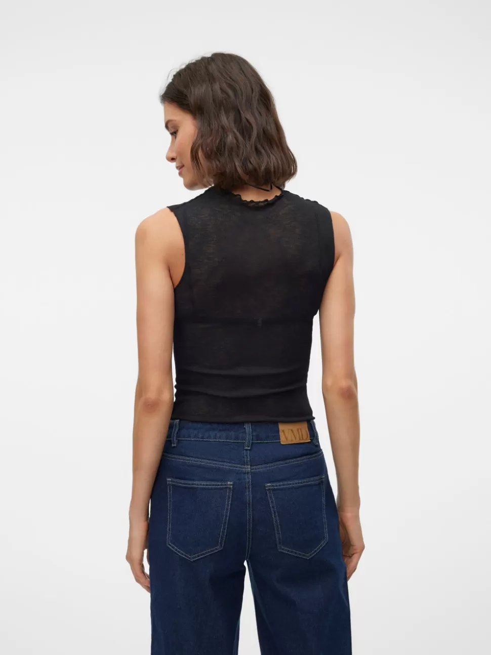 Toppar^VERO MODA VMINES T-shirt Black