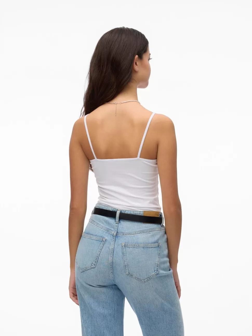 Toppar^VERO MODA VMINGE Linne Bright White
