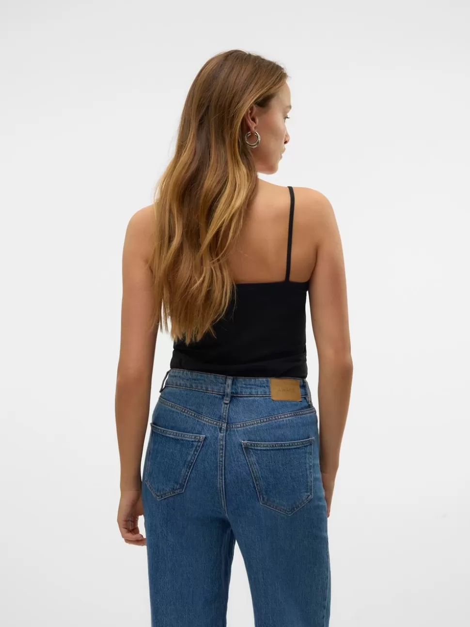 Toppar^VERO MODA VMINGE Linne Black