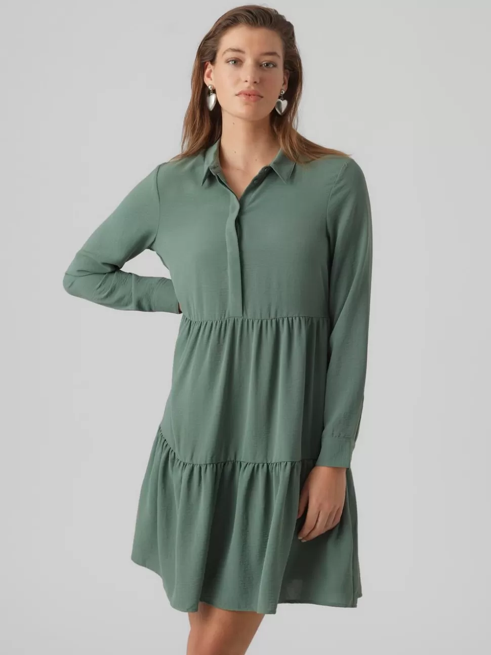Klänningar^VERO MODA VMINGE Midiklänning Dark Forest