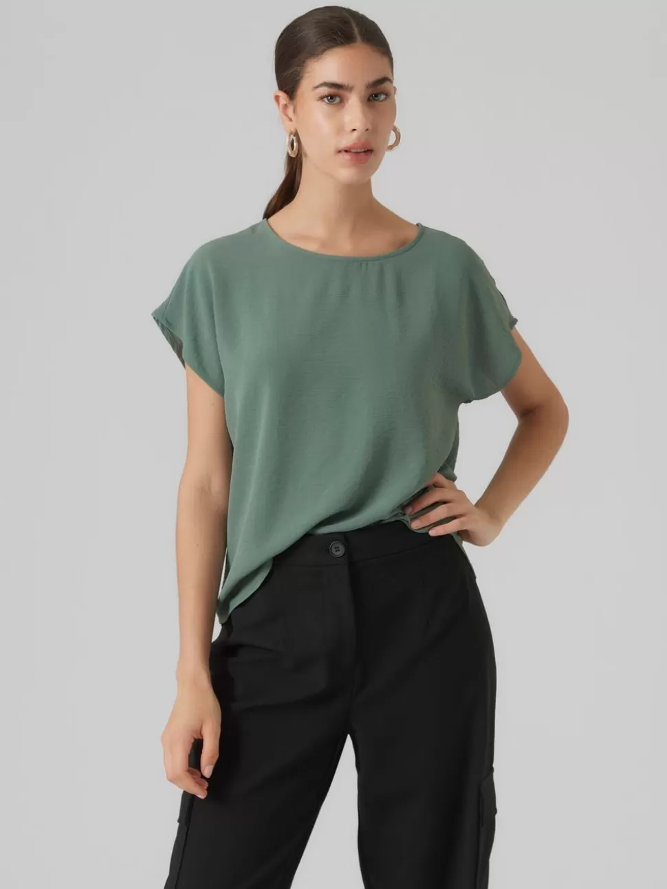 Toppar^VERO MODA VMINGE Topp Dark Forest