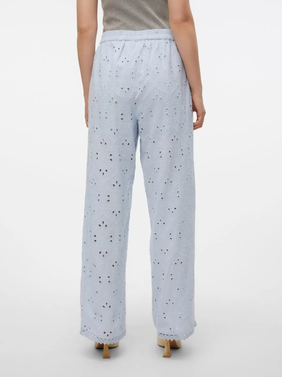 Byxor^VERO MODA VMIRINA Hög Midja Byxor Skyway