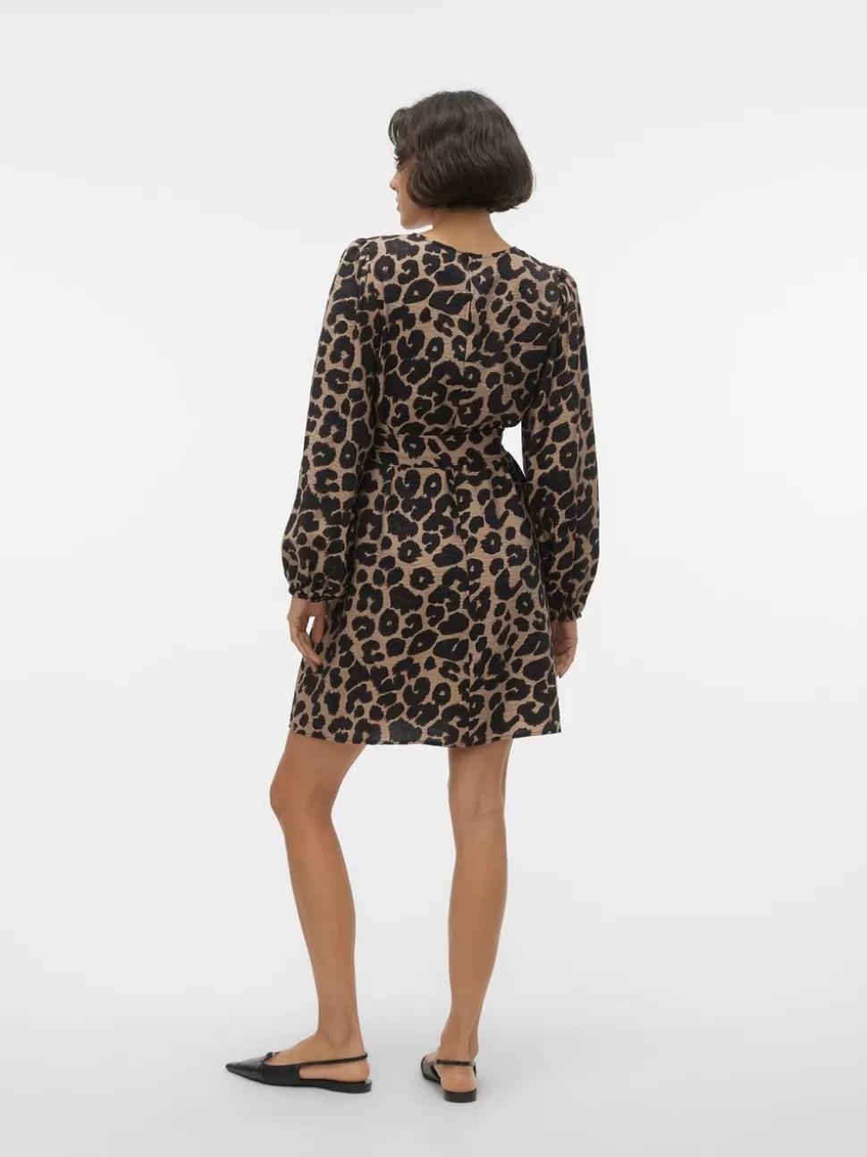 Klänningar^VERO MODA VMIRIS Kort Klänning Silver Mink