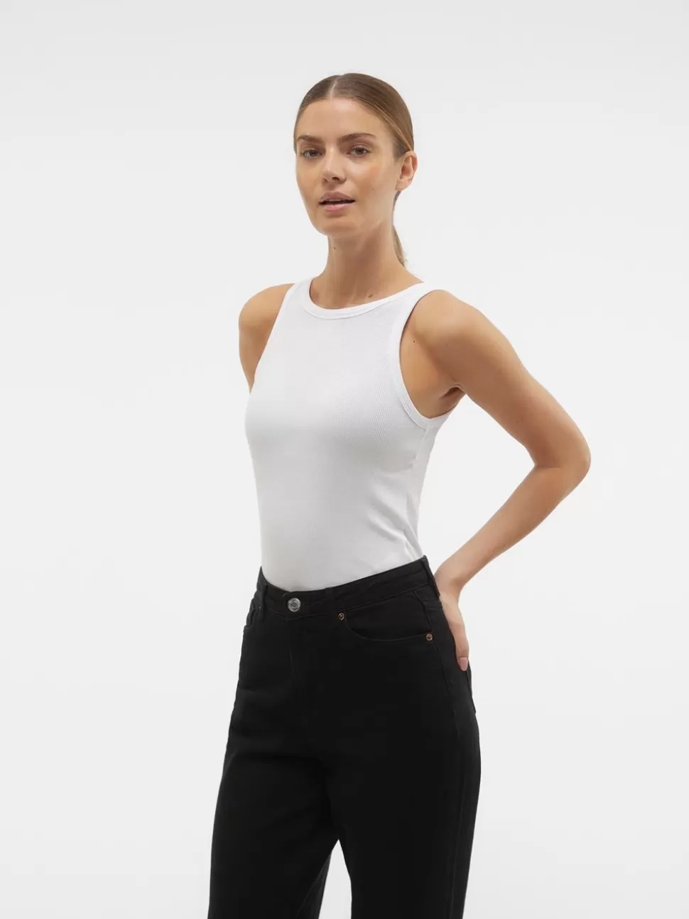 Toppar | Basics^VERO MODA VMIRWINA Topp Bright White
