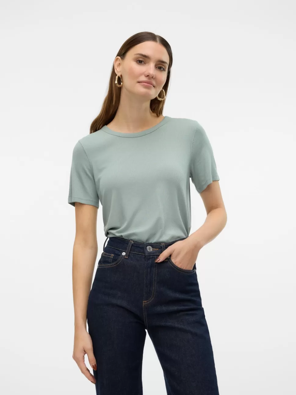 Toppar | Basics^VERO MODA VMIRWINA T-shirt Green Milieu