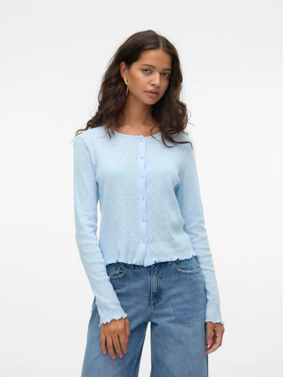 Toppar^VERO MODA VMISA Kofta Nantucket Breeze