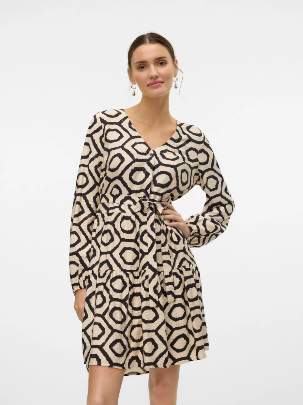 Klänningar^VERO MODA VMISA Kort Klänning Birch