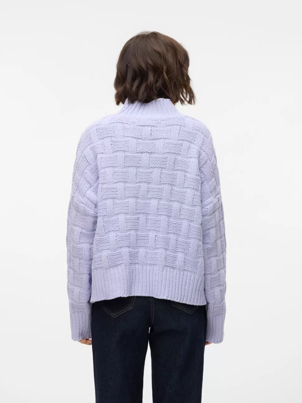 Stickat^VERO MODA VMISA Pullover Cosmic Sky