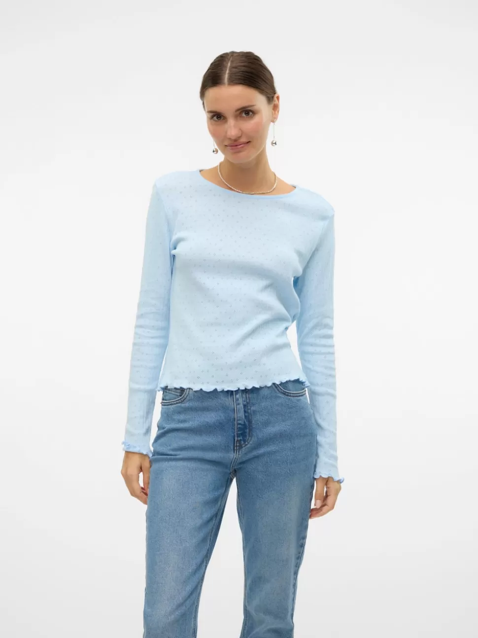 Toppar | Basics^VERO MODA VMISA Topp Nantucket Breeze