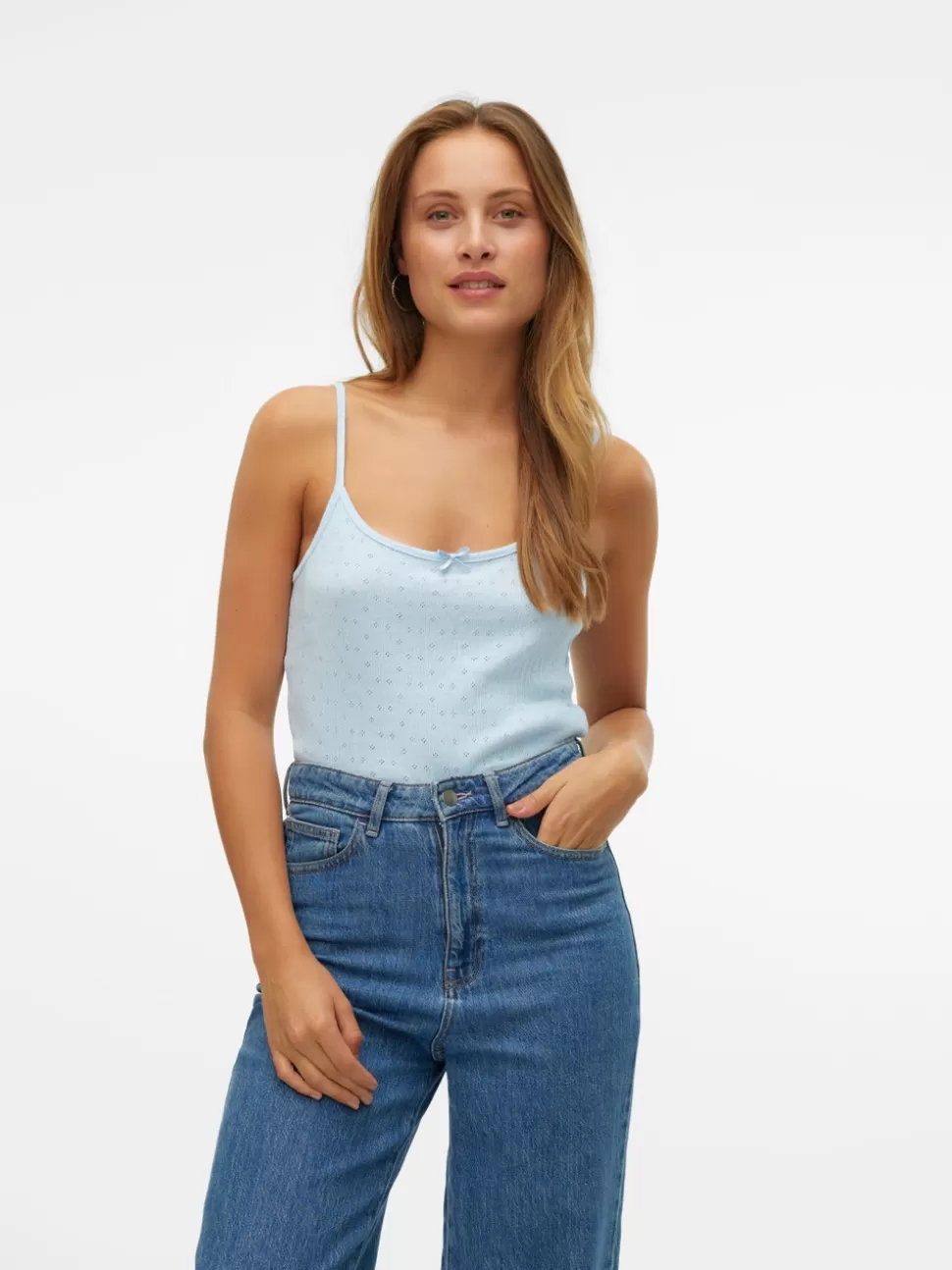 Toppar^VERO MODA VMISA Topp Nantucket Breeze