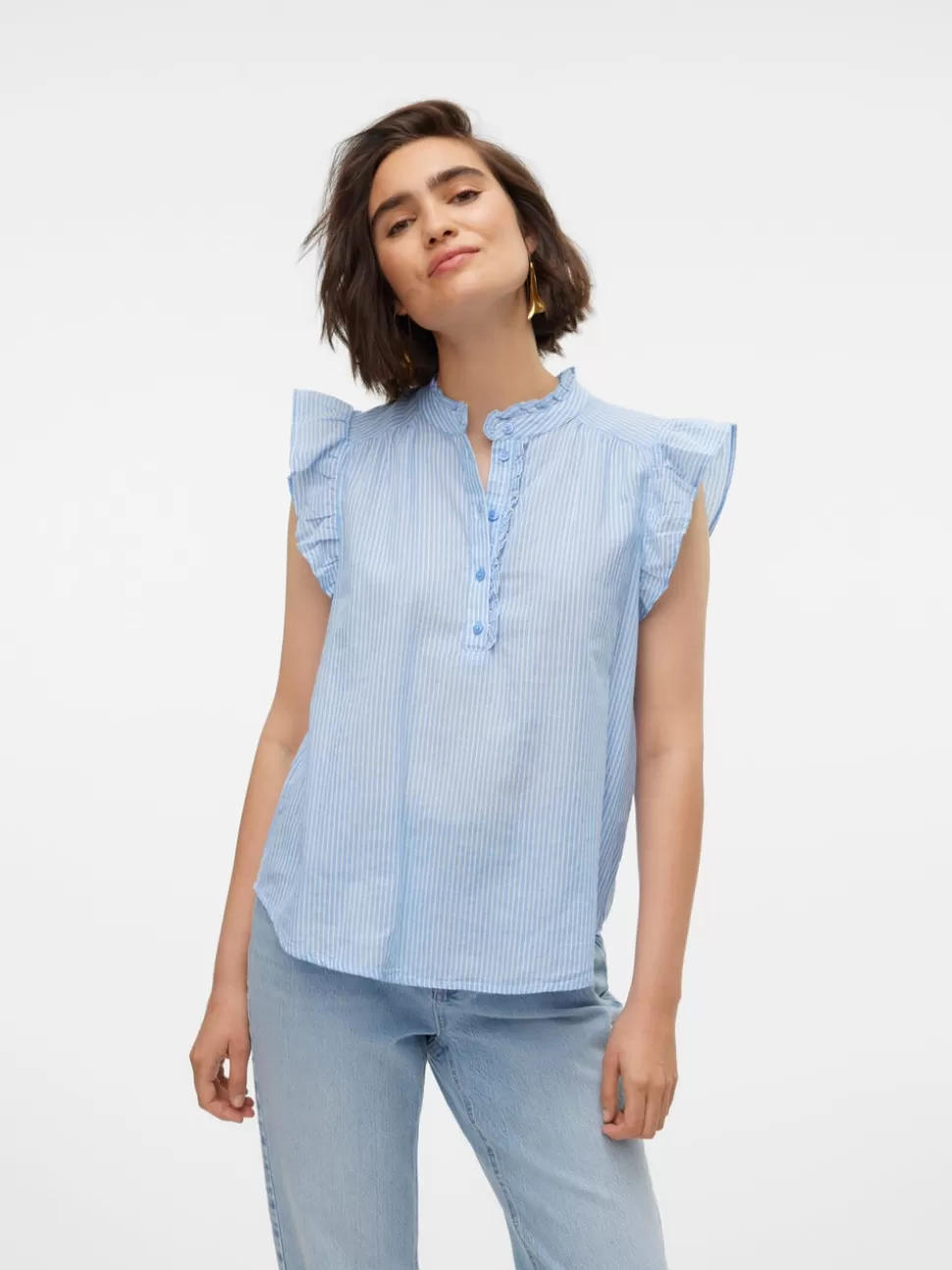 Toppar^VERO MODA VMISABEL Topp Marina