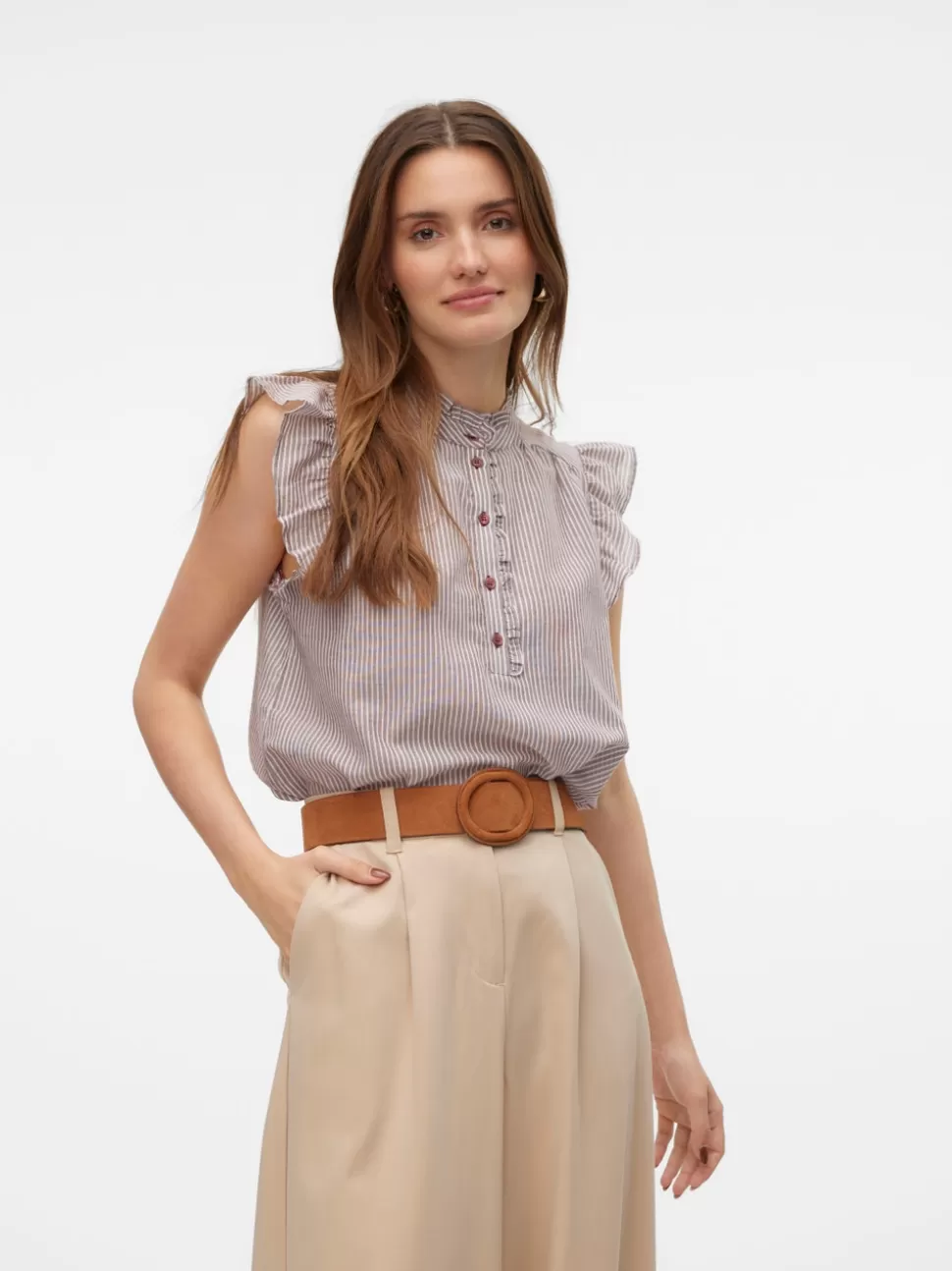 Toppar^VERO MODA VMISABEL Topp Port Royale