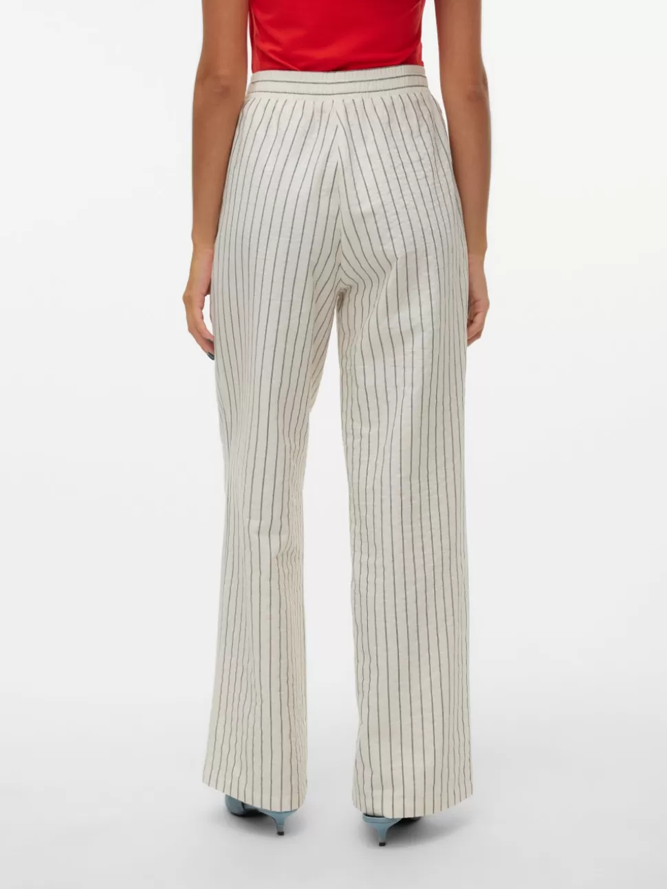 Byxor^VERO MODA VMJACELYN Hög Midja Byxor Birch