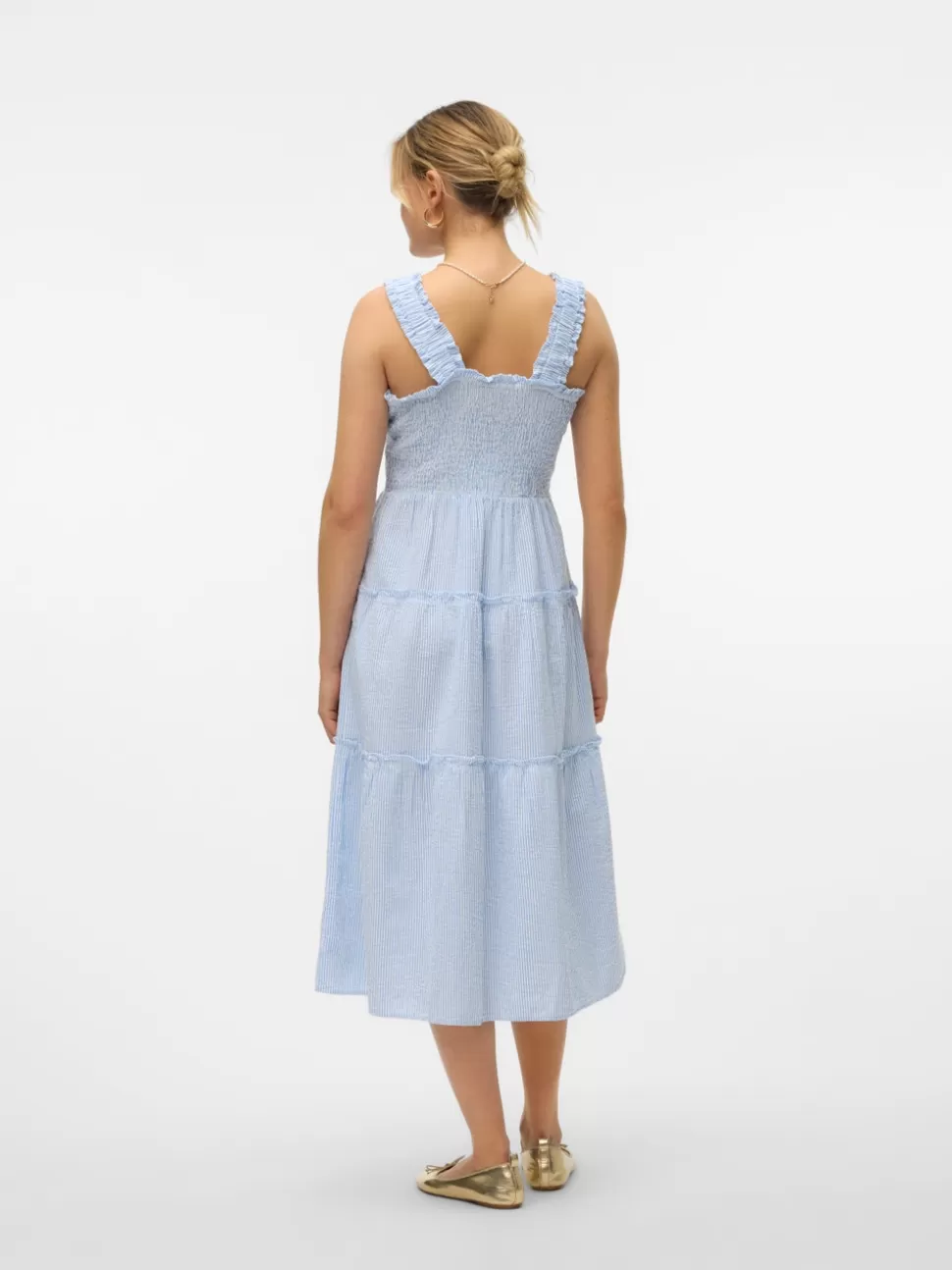 Klänningar^VERO MODA VMJACKIE Midiklänning Skyway