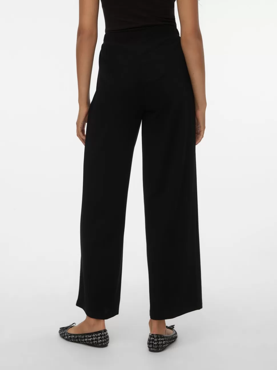 Byxor^VERO MODA VMJADA Hög Midja Byxor Black