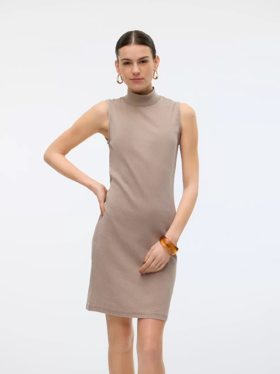 Klänningar^VERO MODA VMJANE Kort Klänning Moon Rock