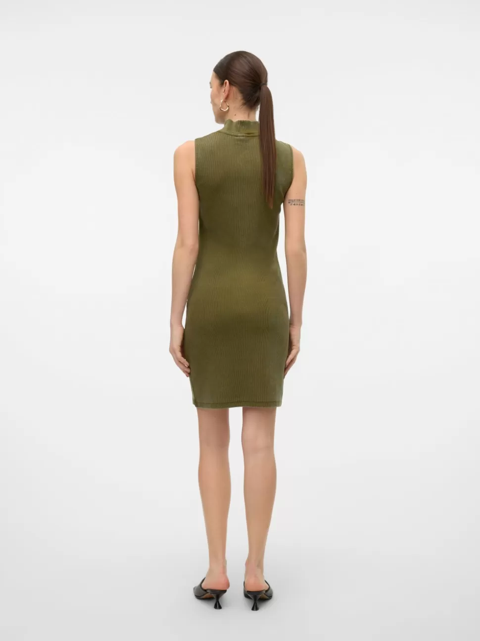 Klänningar^VERO MODA VMJANE Kort Klänning Dark Olive