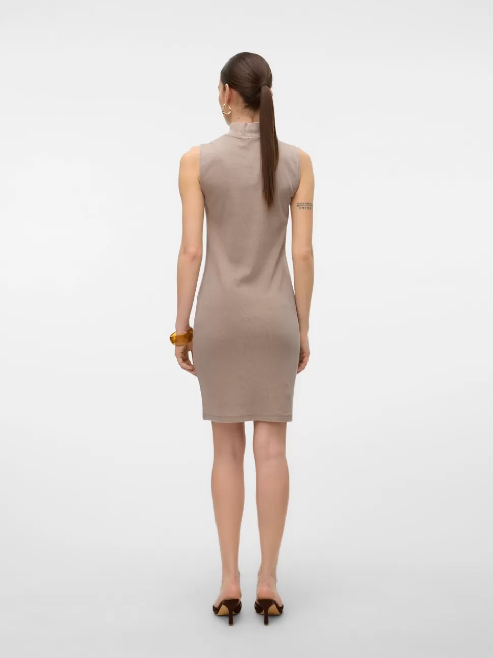 Klänningar^VERO MODA VMJANE Kort Klänning Moon Rock