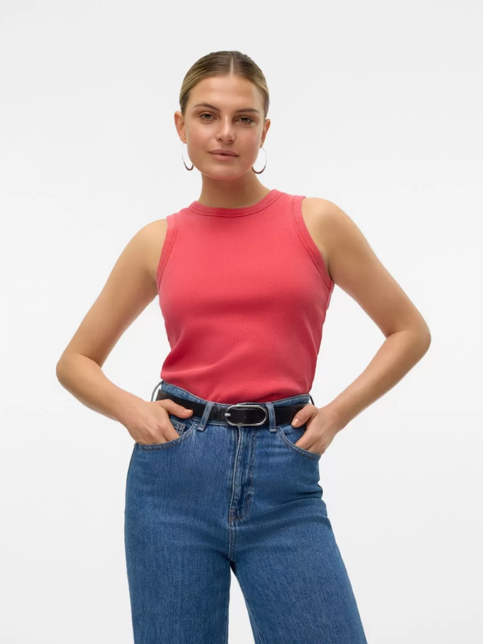 Basics | Toppar^VERO MODA VMJANE Topp Tomato