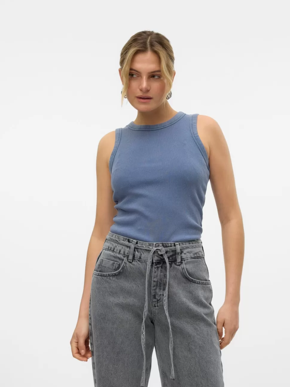 Toppar | Basics^VERO MODA VMJANE Topp Vintage Indigo