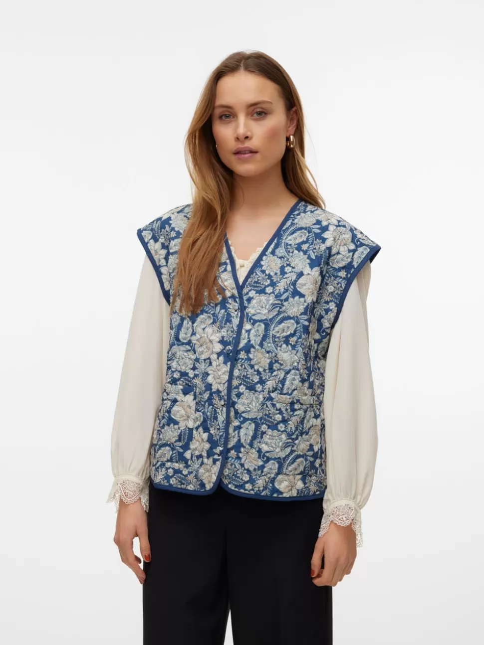 Jackor | Västar^VERO MODA VMJANE Ytterväst Dark Denim