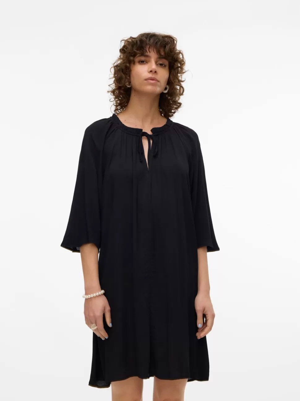 Klänningar^VERO MODA VMJANNI Kort Klänning Black