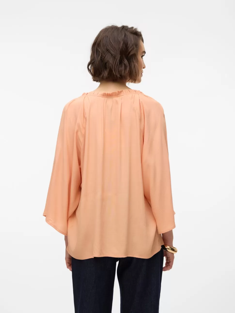 Toppar^VERO MODA VMJANNI Topp Peach Bloom